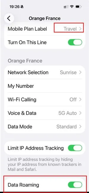 Data Roaming on