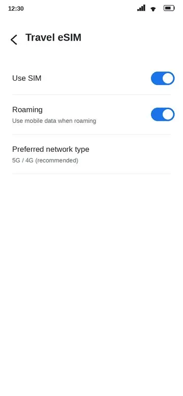 Roaming on